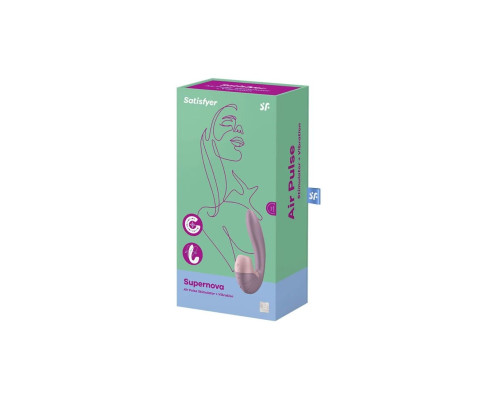 Вакуумний вібратор Satisfyer Supernova Old Rose, 2 положення ствола