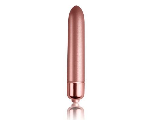 Віброкулька Rocks Off RO-90mm Touch of Velvet Rose Blush матова, 10 режимів роботи, на батарейці