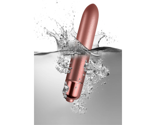 Віброкулька Rocks Off RO-90mm Touch of Velvet Rose Blush матова, 10 режимів роботи, на батарейці