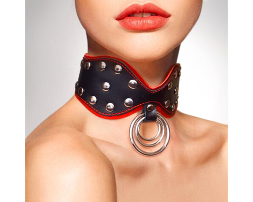 Нашийник з натуральної шкіри Art of Sex - Collar Butterfly