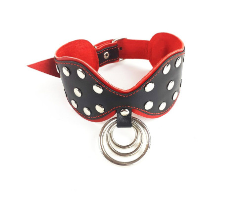 Нашийник з натуральної шкіри Art of Sex - Collar Butterfly