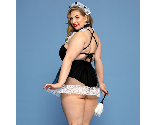 Эротический костюм горничной JSY P91103 Plus Size
