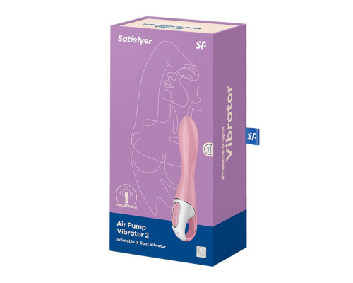 Вібратор точки G Satisfyer Air Pump Vibrator 2 надувається