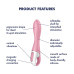 Вібратор точки G Satisfyer Air Pump Vibrator 2 надувається