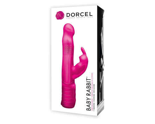 Вібратор-кролик Dorcel Baby Rabbit Pink з перловим масажем