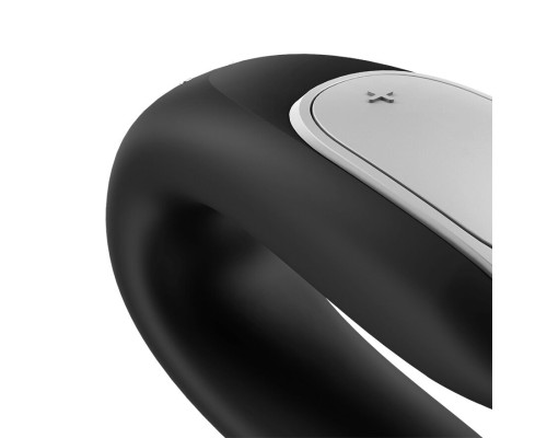 Смарт-вібратор для пар Satisfyer Double Fun (Black) з пультом д/к