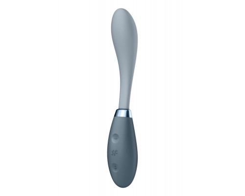 Вібратор Satisfyer G-Spot Flex 3 Grey, гнучкий ствол з фіксацією положення