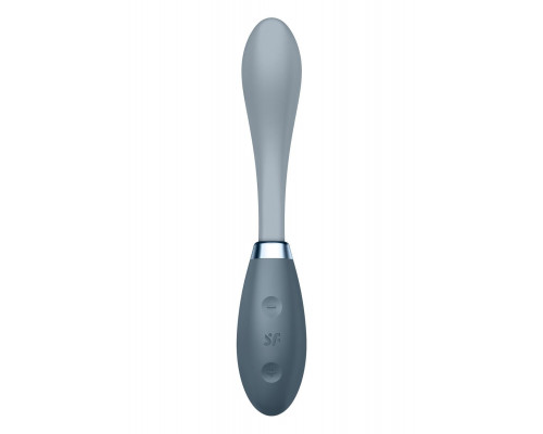 Вібратор Satisfyer G-Spot Flex 3 Grey, гнучкий ствол з фіксацією положення