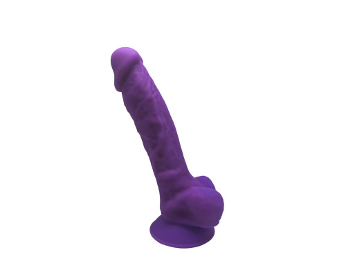 Фіолетовий фалоімітатор Silexd Johnny Purple 17,5 см