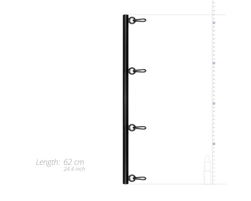 Фіксатор для рук і ніг Bedroom Fantasies Spreader Bar Lightweight Restraint Bar - Black