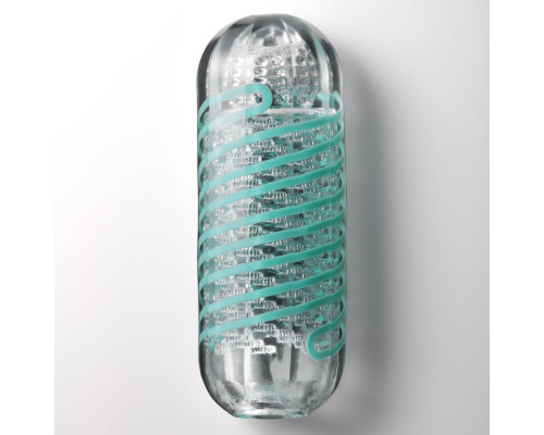 Мастурбатор Tenga Spinner 04 Pixel з пружною стимулювальною спіраллю всередині
