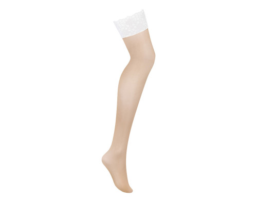 Чулки Obsessive Heavenlly stockings XS/S, широкая резинка