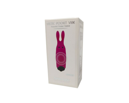 Вібропуля Adrien Lastic Pocket Vibe Rabbit Pink зі стимулюючими вушками