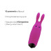 Вібропуля Adrien Lastic Pocket Vibe Rabbit Pink зі стимулюючими вушками