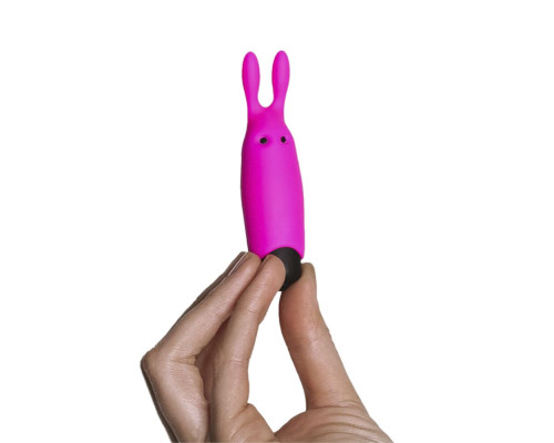 Вібропуля Adrien Lastic Pocket Vibe Rabbit Pink зі стимулюючими вушками