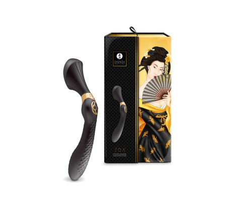 Вібратор для точки G Shunga - Zoa Intimate Massager Black