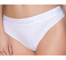 Трусики-бразиліана з бавовни Passion PS005 PANTIES white, size M