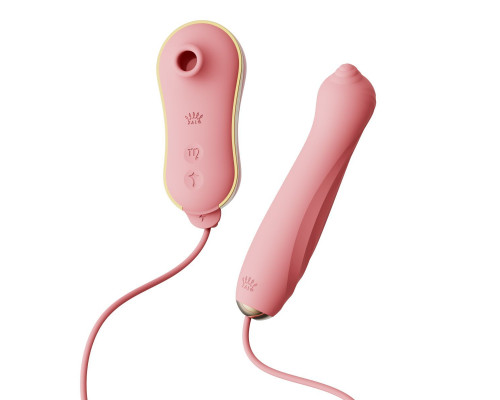 Набір 3в1 Zalo — UNICORN Set Pink, віброяйце, пульсатор, вакуумний стимулятор