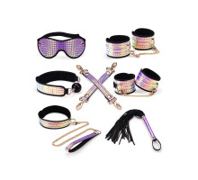 Набір БДСМ Liebe Seele Pink Glossy 7 аксесуарів Bondage Kit