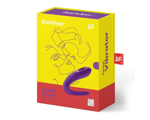 Вібратор для пар Satisfyer Double Classic з одним двигуном