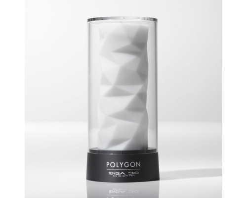 Мастурбатор Tenga 3D Polygon, дуже ніжний, з антибактеріального еластомеру зі сріблом