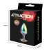 Металева анальна пробка MAI Attraction Toys №74 RAINBOW