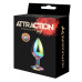 Металева анальна пробка MAI Attraction Toys №74 RAINBOW