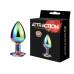 Металева анальна пробка MAI Attraction Toys №74 RAINBOW