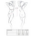 Боді MELANIA BODY black XXL/XXXL - Passion