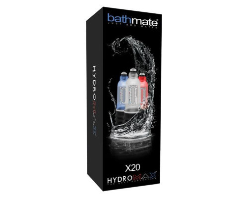 Гідропомпа Bathmate Hydromax 5 Clear (X20), для члена довжиною від 7,5 до 12,5 см, діаметр до 4,5 см