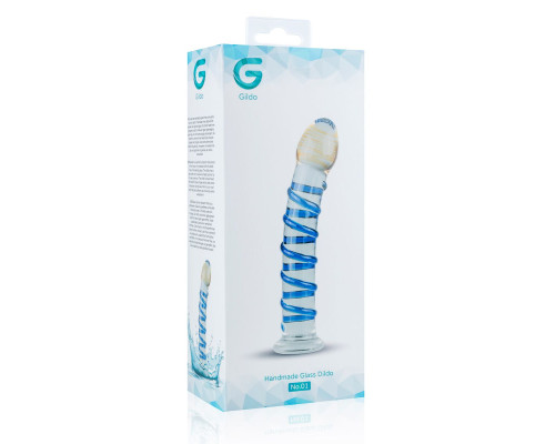 Скляний ділдо Gildo Glass Dildo No.1