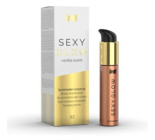 Крем-шимер для тіла Intt Sexy Glow (60 мл) з ароматом ванілі та олією ши
