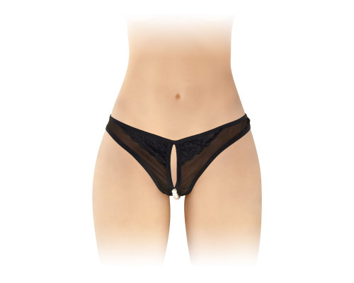 Трусики з перлами і доступом Fashion Secret Sophie Black