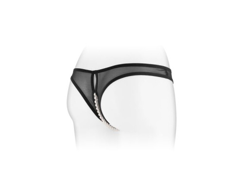 Трусики з перлами і доступом Fashion Secret Sophie Black