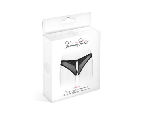 Трусики з перлами і доступом Fashion Secret Sophie Black