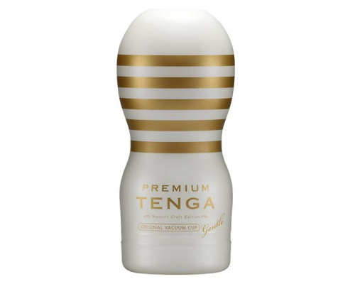 Мастурбатор Tenga Premium Original Vacuum Cup GENTLE (глибоке горло) з вакуумною стимуляцією