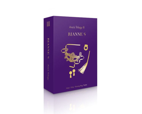 Романтичний подарунковий набір RIANNE S Ana's Trilogy Set III: ерекційне кільце, ажурна маска на обл