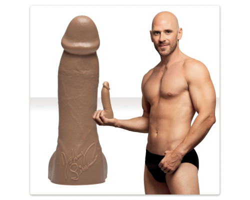 Фалоімітатор Fleshlight Guys: Johnny Sins Dildo, за зліпком пеніса, лисий з Браззерс