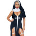 Leg Avenue Sultry Sinner S Black/White