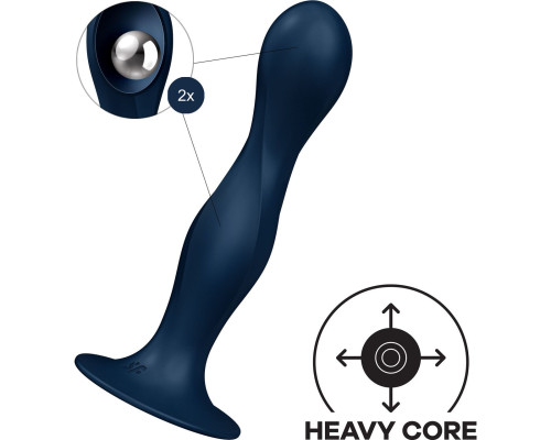 Дилдо Satisfyer Double Ball-R Dark Blue