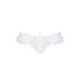Трусики в горошок, з рюшами та шнурівкою Fatin Thong white XXL/XXXL - Passion