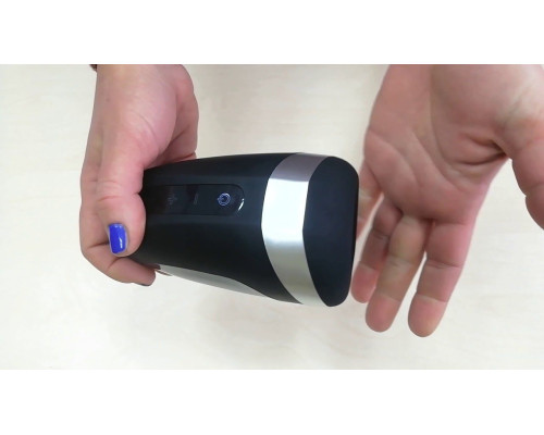 Мастурбатор Satisfyer Men Heat Vibration имитатор минета, подогрев и вибрация, стимуляция головки