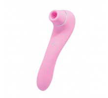 Wooomy Smoooch Pink Clitoral Suction & Vibration - вакуумний вібратор рожевий