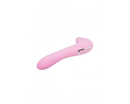 Wooomy Smoooch Pink Clitoral Suction & Vibration - вакуумний вібратор рожевий