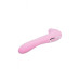 Wooomy Smoooch Pink Clitoral Suction & Vibration - вакуумний вібратор рожевий