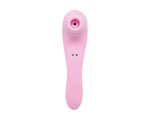 Wooomy Smoooch Pink Clitoral Suction & Vibration - вакуумний вібратор рожевий
