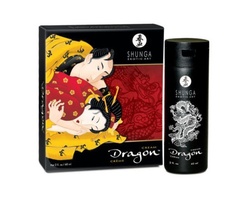 Стимулювальний крем для пар Shunga SHUNGA Dragon Cream (60 мл), ефект тепло-холод та поколювання