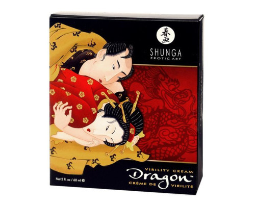 Стимулювальний крем для пар Shunga SHUNGA Dragon Cream (60 мл), ефект тепло-холод та поколювання