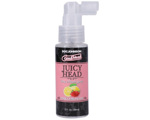 Зволожувальний спрей оральний Doc Johnson GoodHead – Juicy Head – Dry Mouth Spray – Pink Lemonade 2