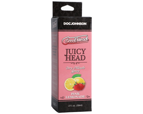 Зволожувальний спрей оральний Doc Johnson GoodHead – Juicy Head – Dry Mouth Spray – Pink Lemonade 2
